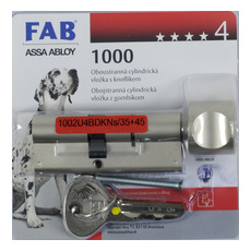 Vložka cylindrická FAB 1002U4BDKNs/35+45