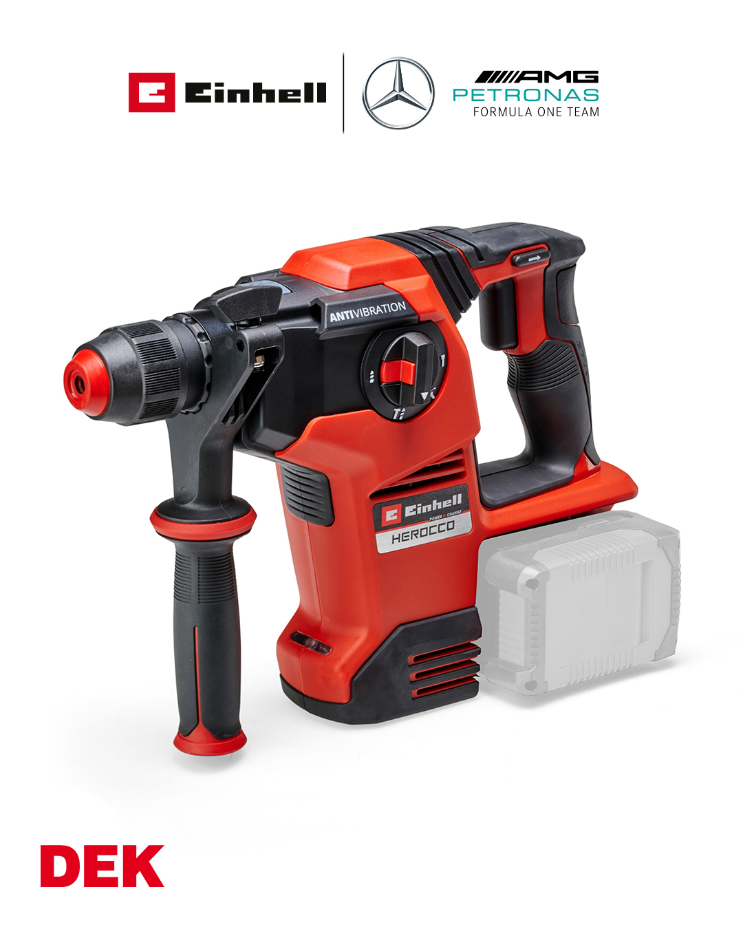 Kladivo vrtací AKU Einhell HEROCCO 36/28 + 2× STARTER KIT Einhell