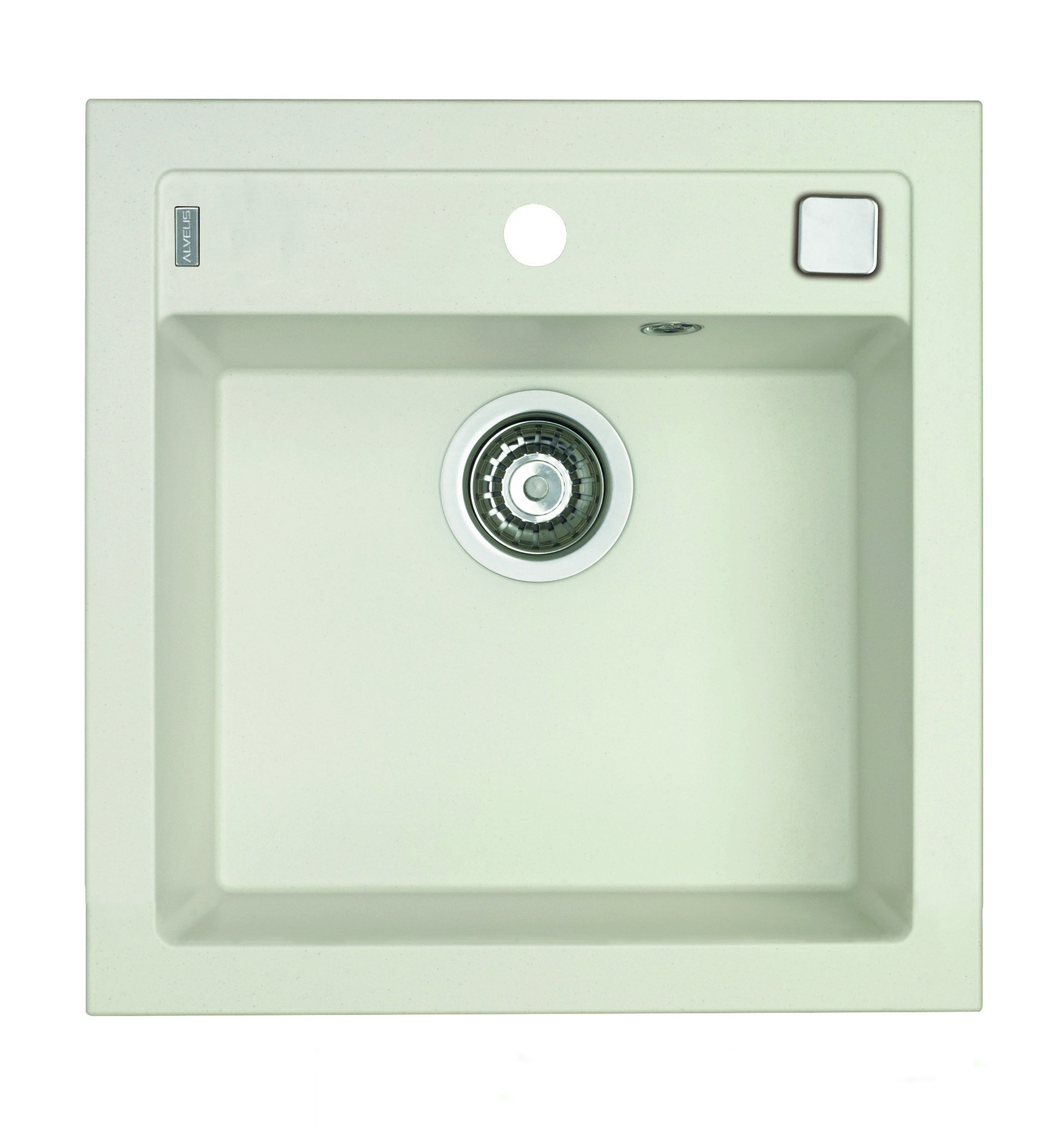 Dřez granitový Alveus Formic 20 520×510 mm arctic ALVEUS