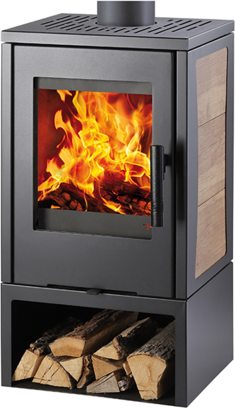 Kamna krbová Haas+Sohn VENTO černá