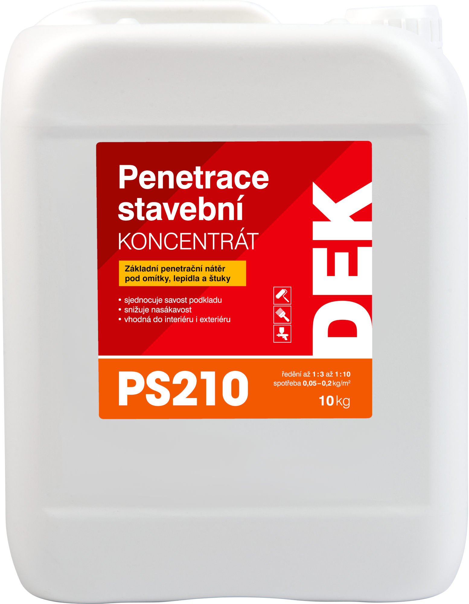 Penetrace stavební koncentrát DEK PS210 10 kg DEK