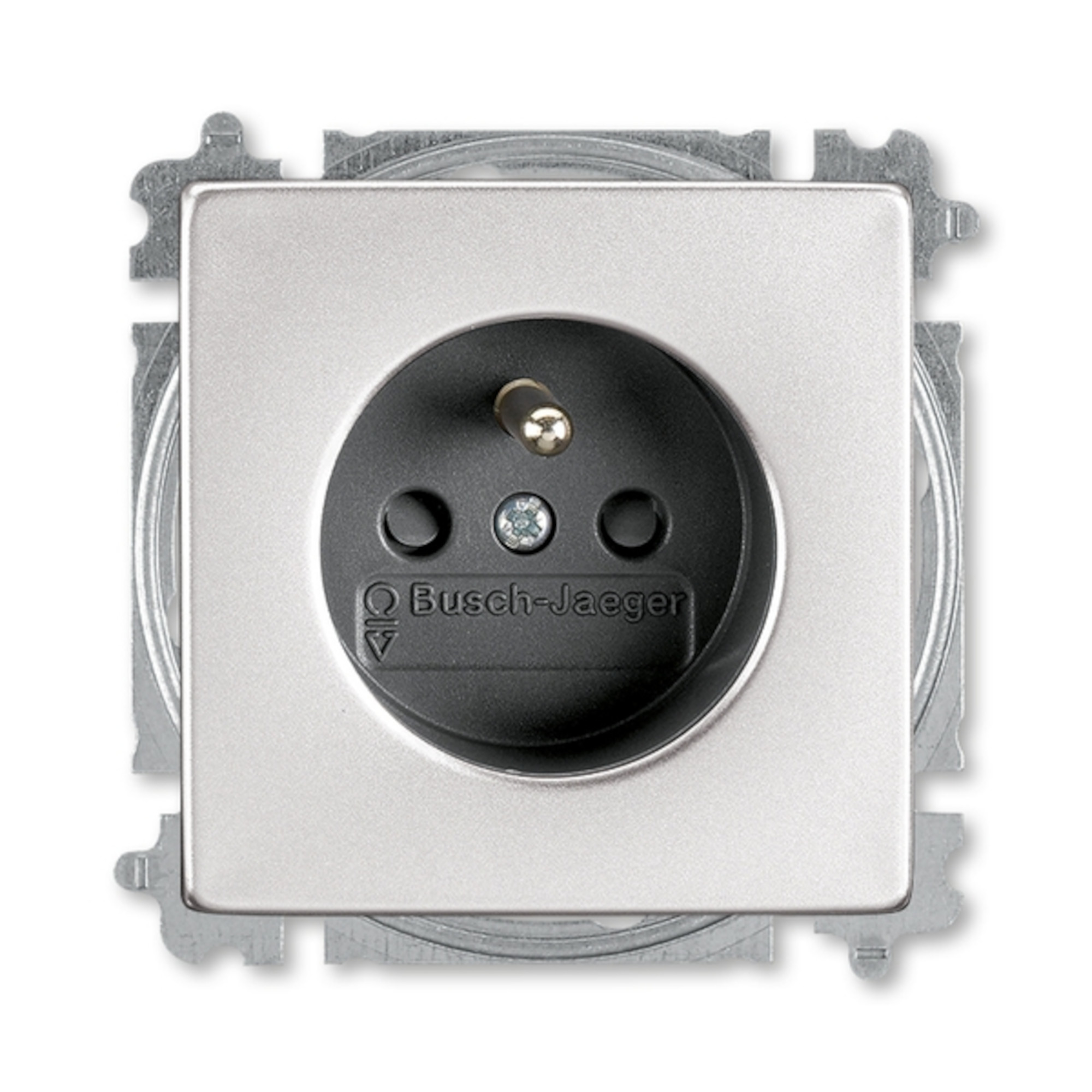 Zásuvka 230 V jednonásobná ABB Future IP 40 ušlechtilá ocel ABB