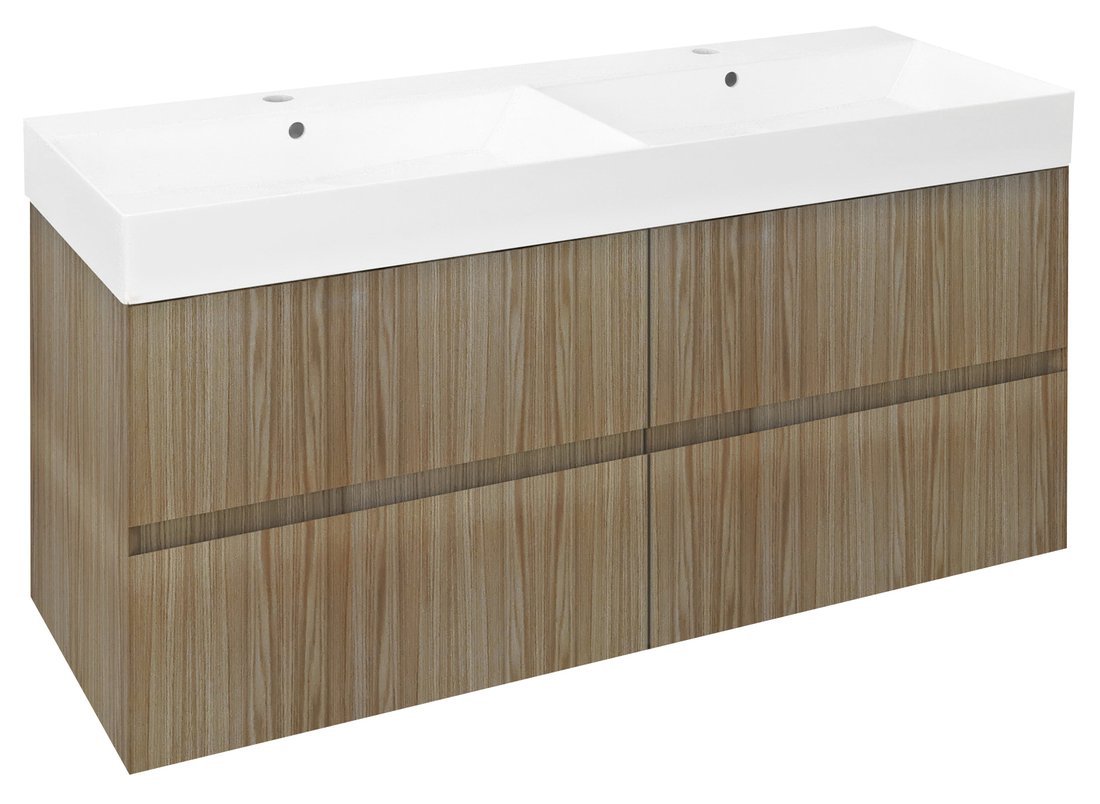 Skříňka dvojumyvadlová 1 180×515×430 mm dub FID1212D