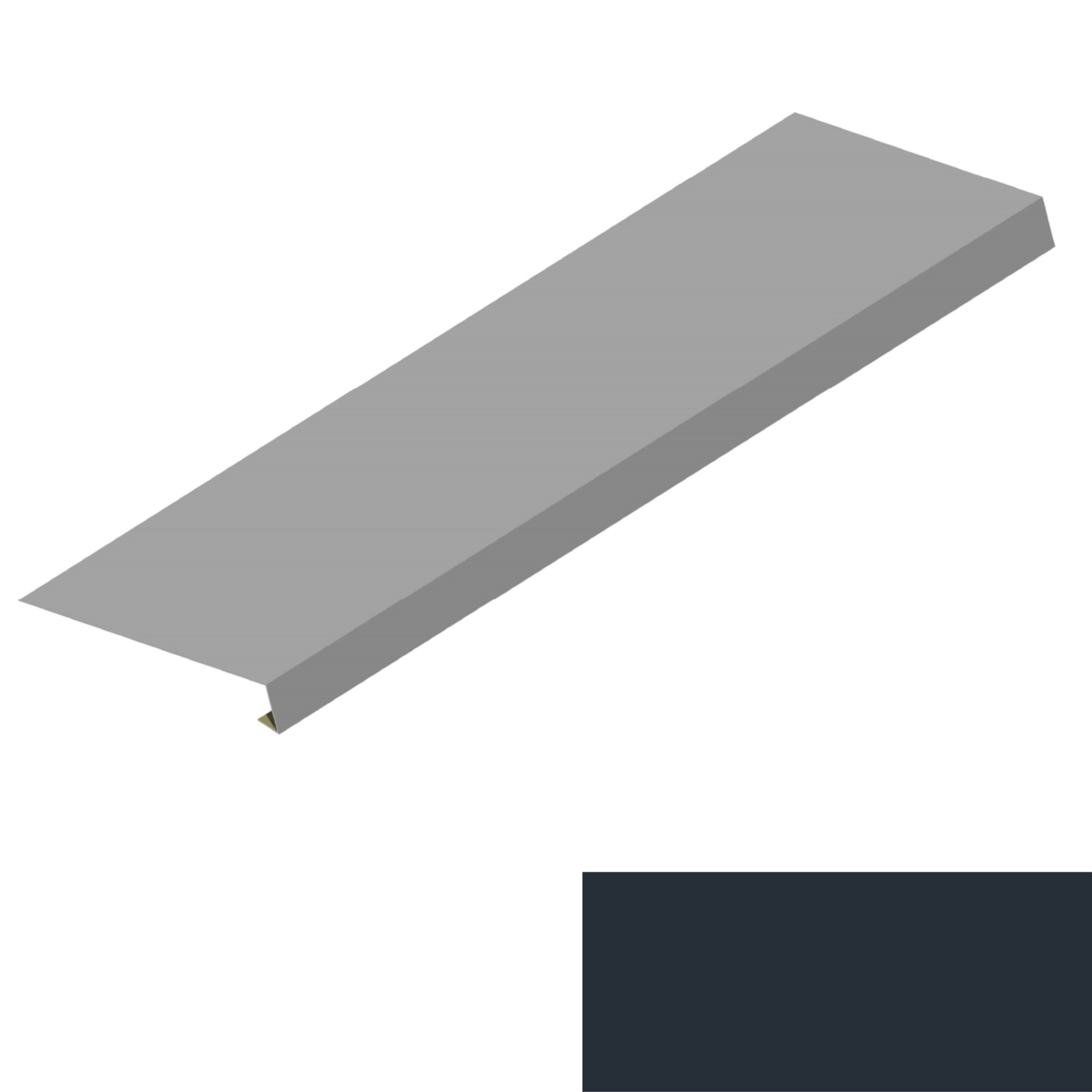 Okapnice DHV RS138S-120 SP 25 antracitově šedá RAL 7016 DEKMETAL