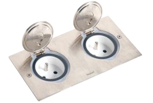 Kryt Legrand Platinum 2×2 moduly nerez Legrand