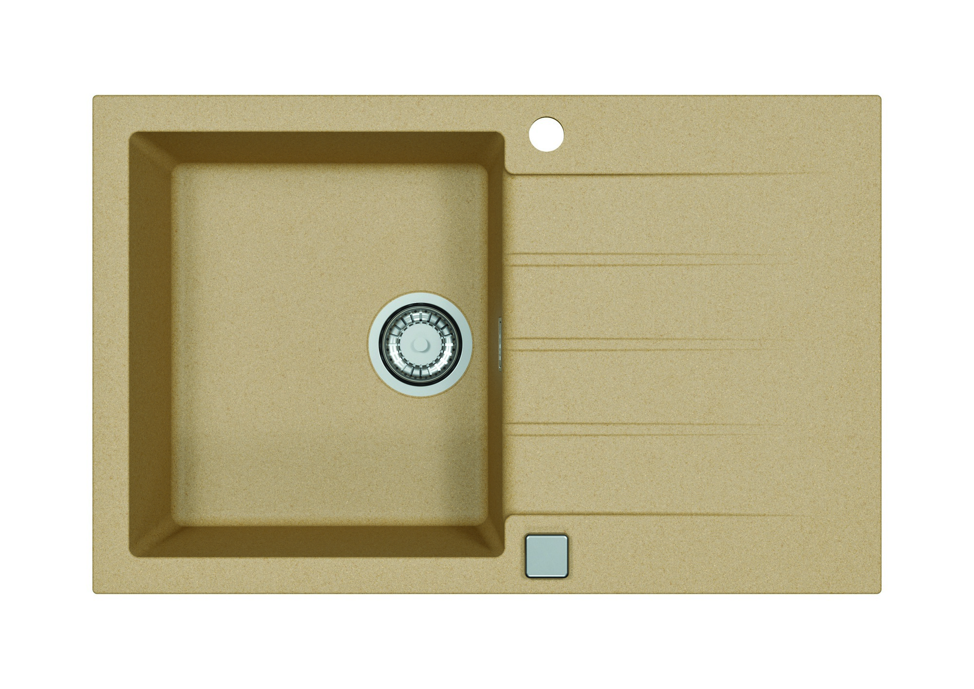 Dřez granitový s odkapem Alveus Cadit 20 790×500 mm beige ALVEUS