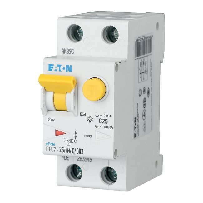 Chránič proudový s jištěním Eaton PFL7-25/1N/B/003-A Eaton