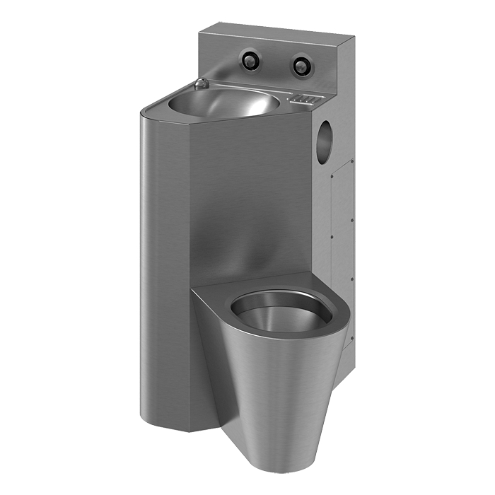 WC s umyvadlem do rohuSanela SLWN 18P