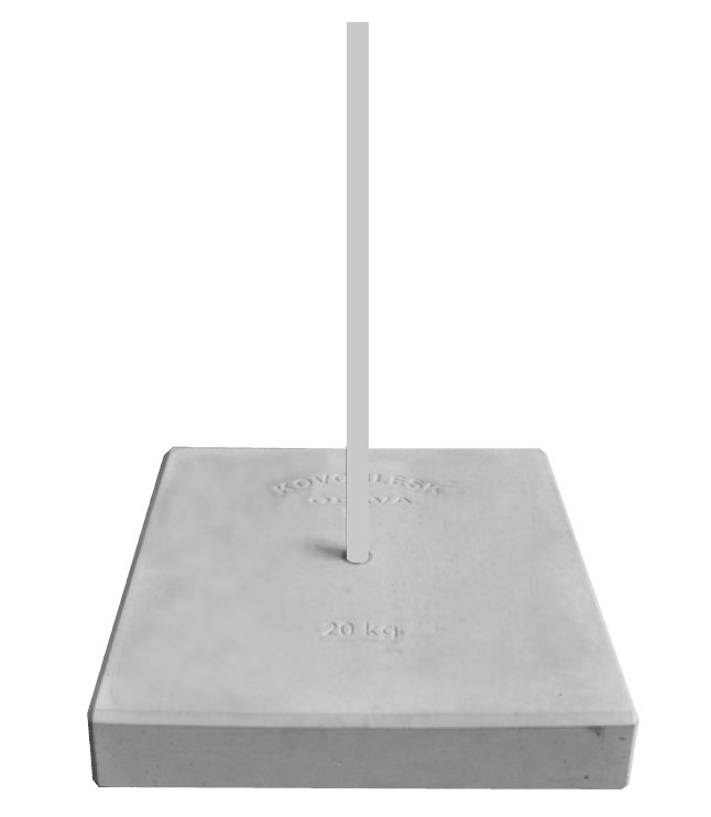 Podstavec betonový se závitem