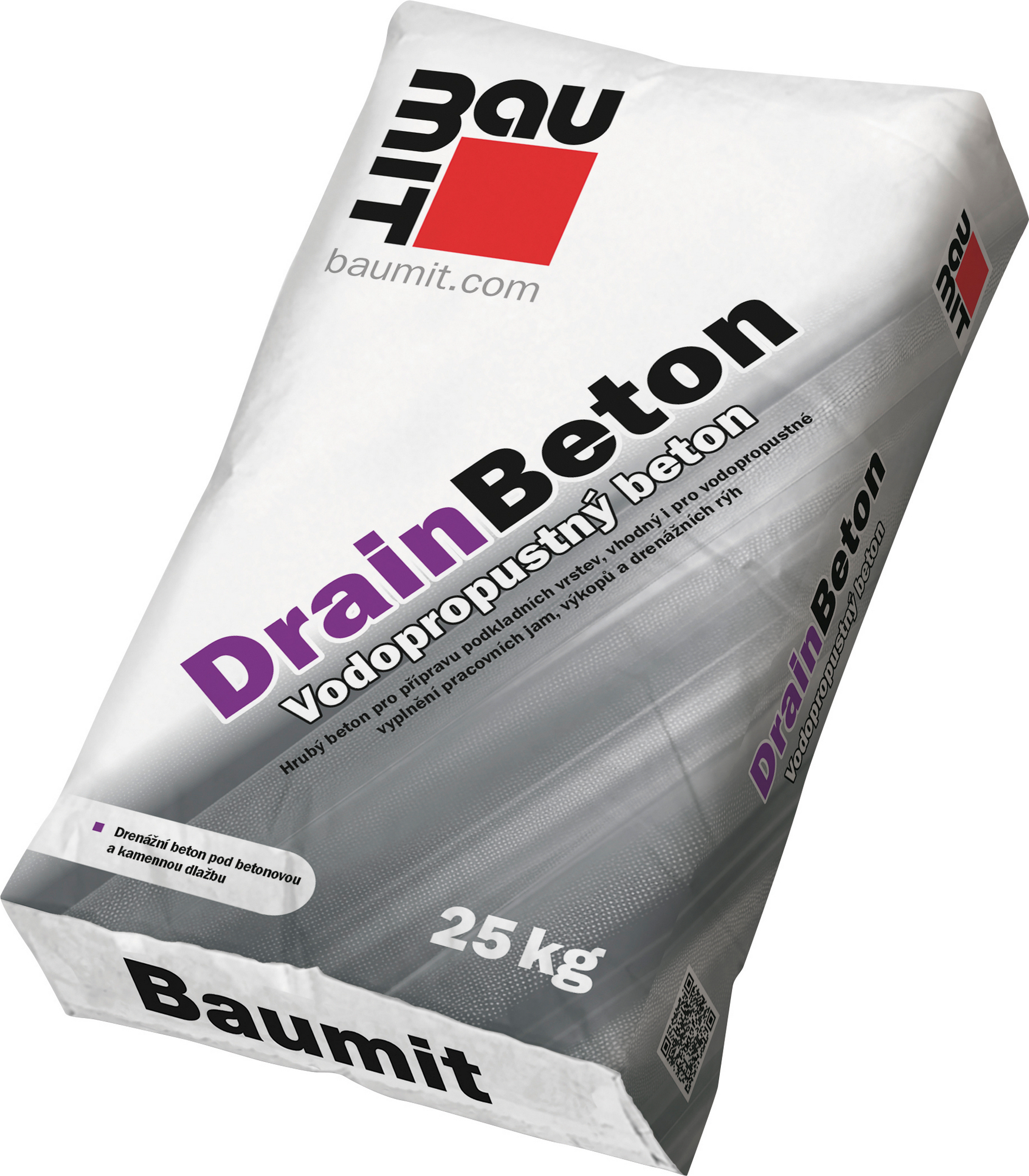 Beton drenážní Baumit DrainBeton 4 mm 25 kg Baumit