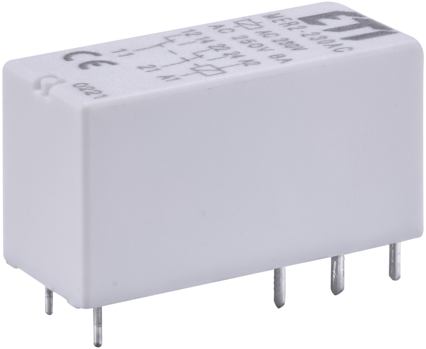 Relé paticové miniaturní ETI MER2-230AC ETI