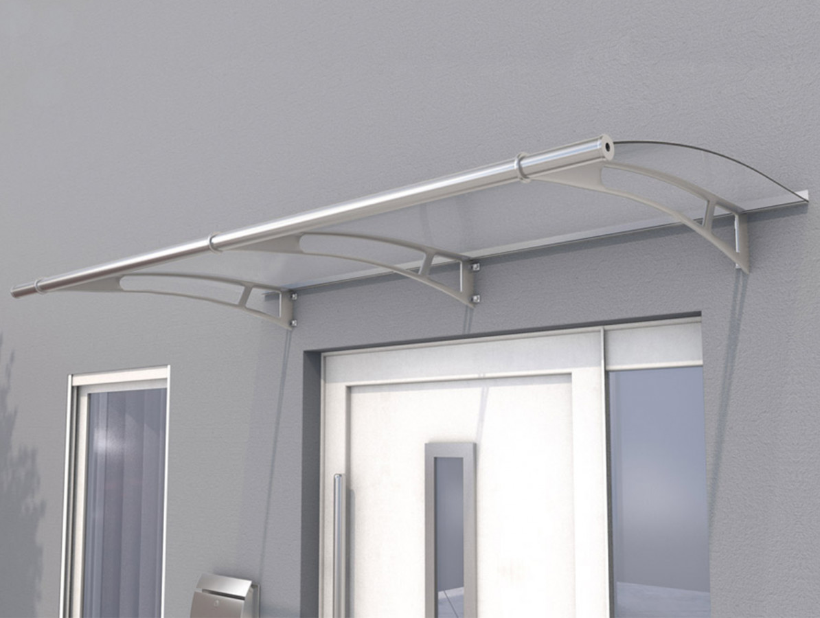 Stříška vchodová Guttavordach PT/L čirá 1 900×950 mm GUTTA