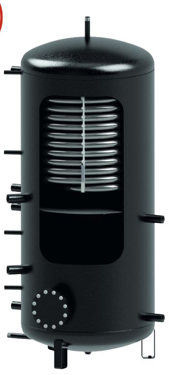 Nádrž akumulační Dražice NADO 1000/25 v11 s ohřevem TV včetně izolace 1215803347 DRAŽICE