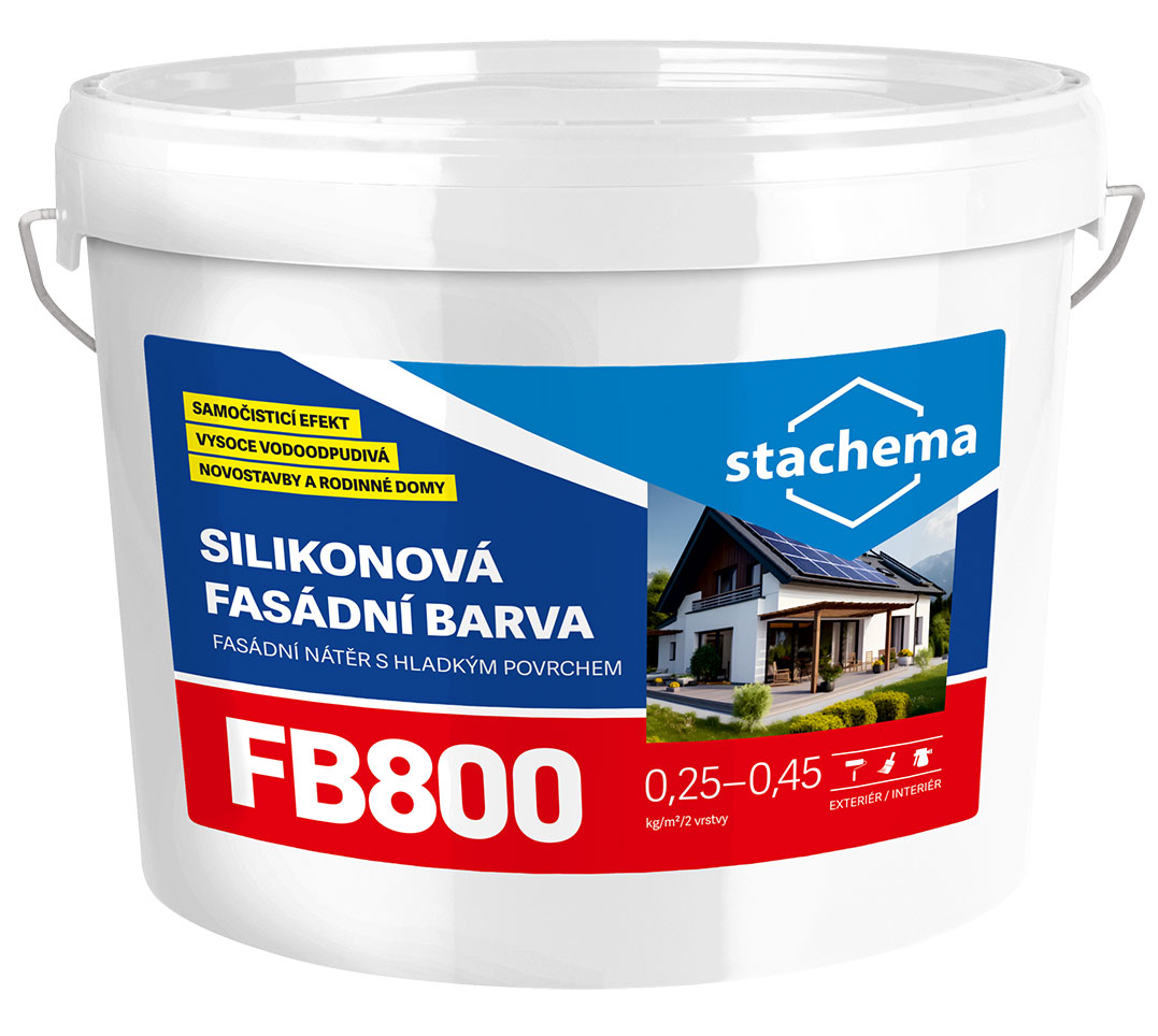 Barva fasádní silikonová Stachema FB800 3