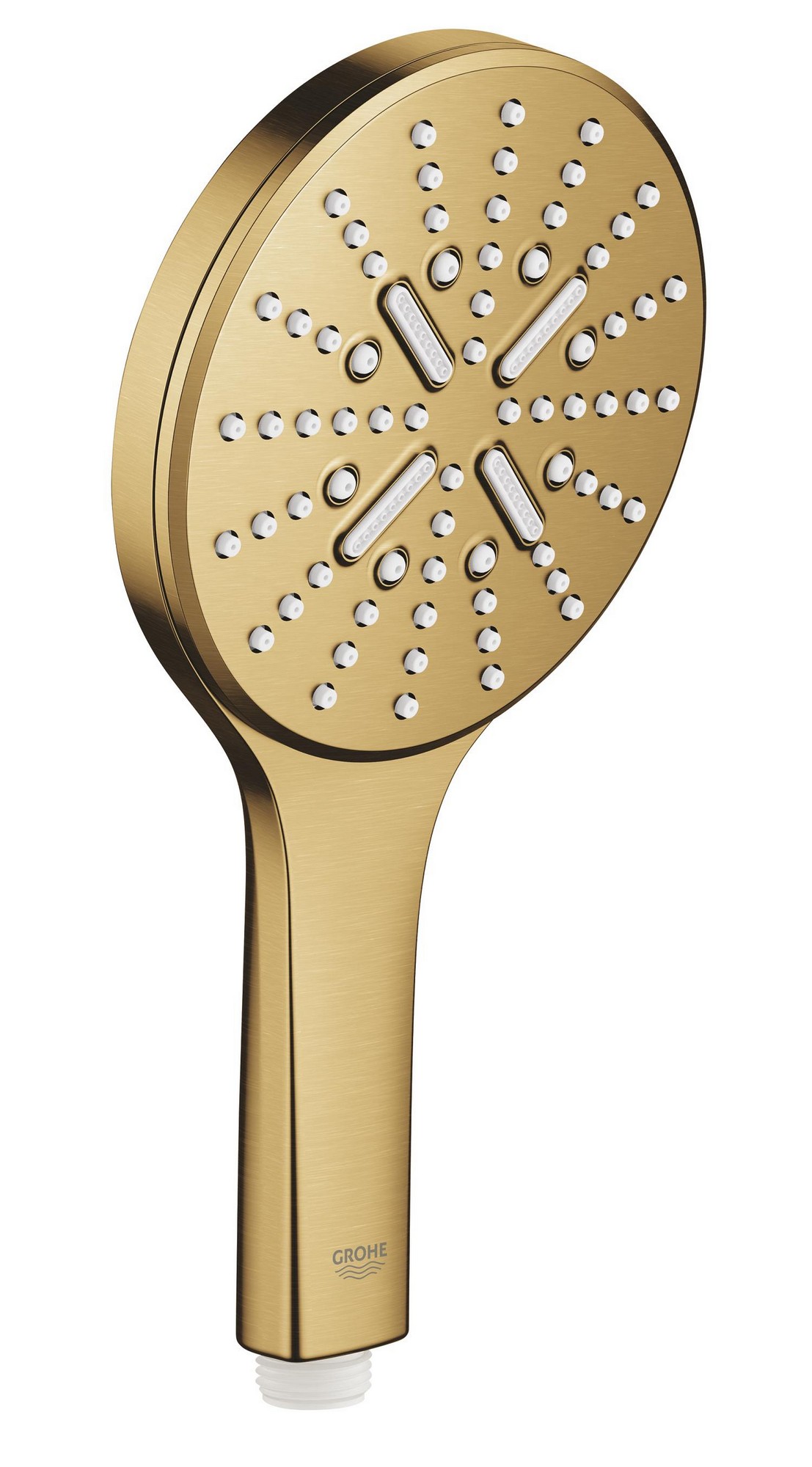 Sprcha ruční Grohe Rainshower SmartActive 130 3 proudy kartáčovaný Cool Sunrise 26574GN0 GROHE
