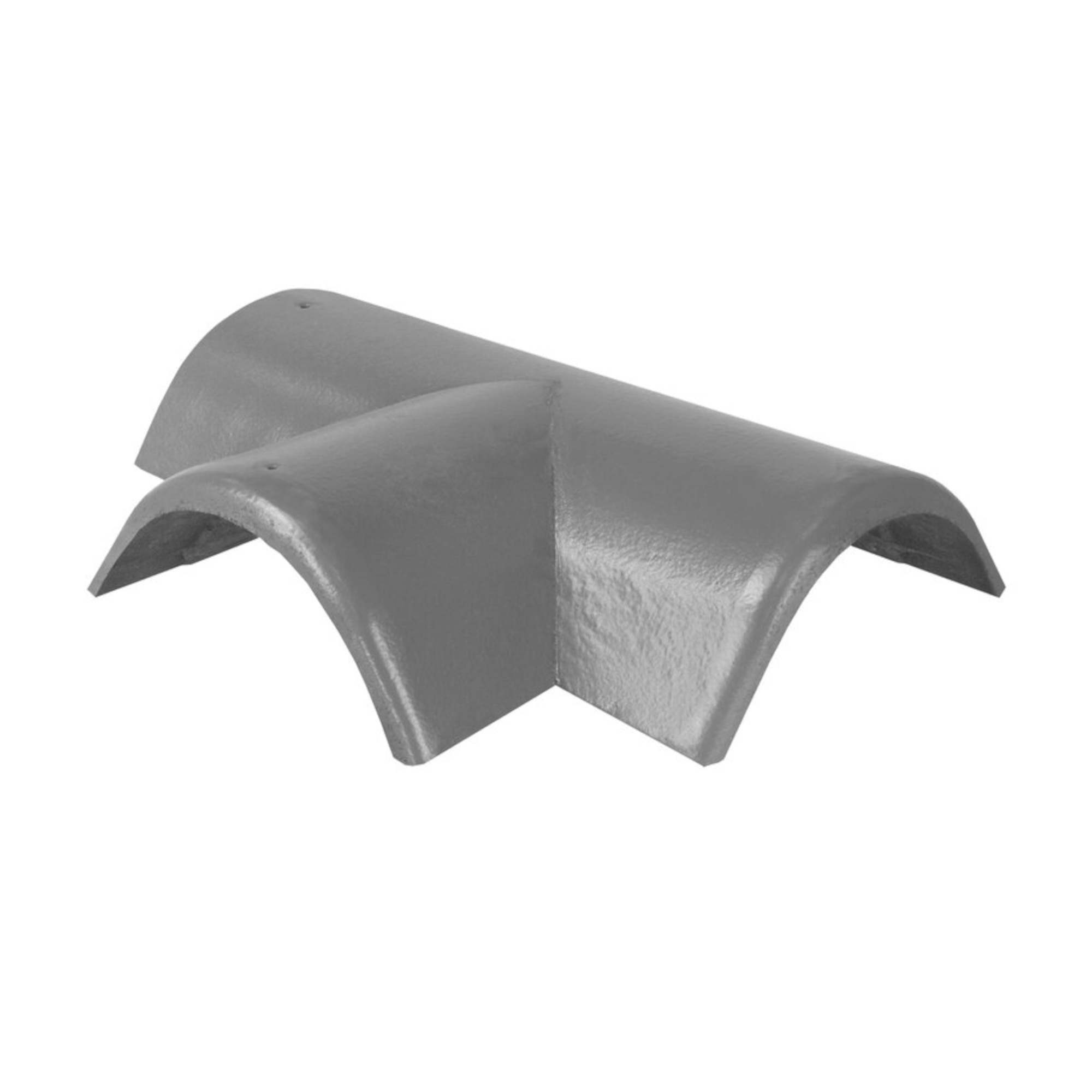 Hřebenáč rozdělovací levý T220 Bramac Star se dvěma příchytkami zinkově šedá BRAMAC