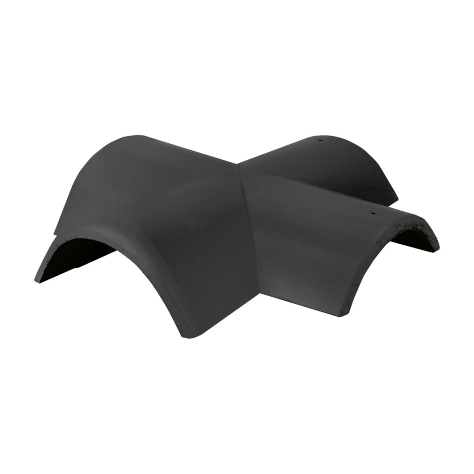 Hřebenáč rozdělovací X Bramac Novo se dvěma příchytkami břidlicově černá BRAMAC