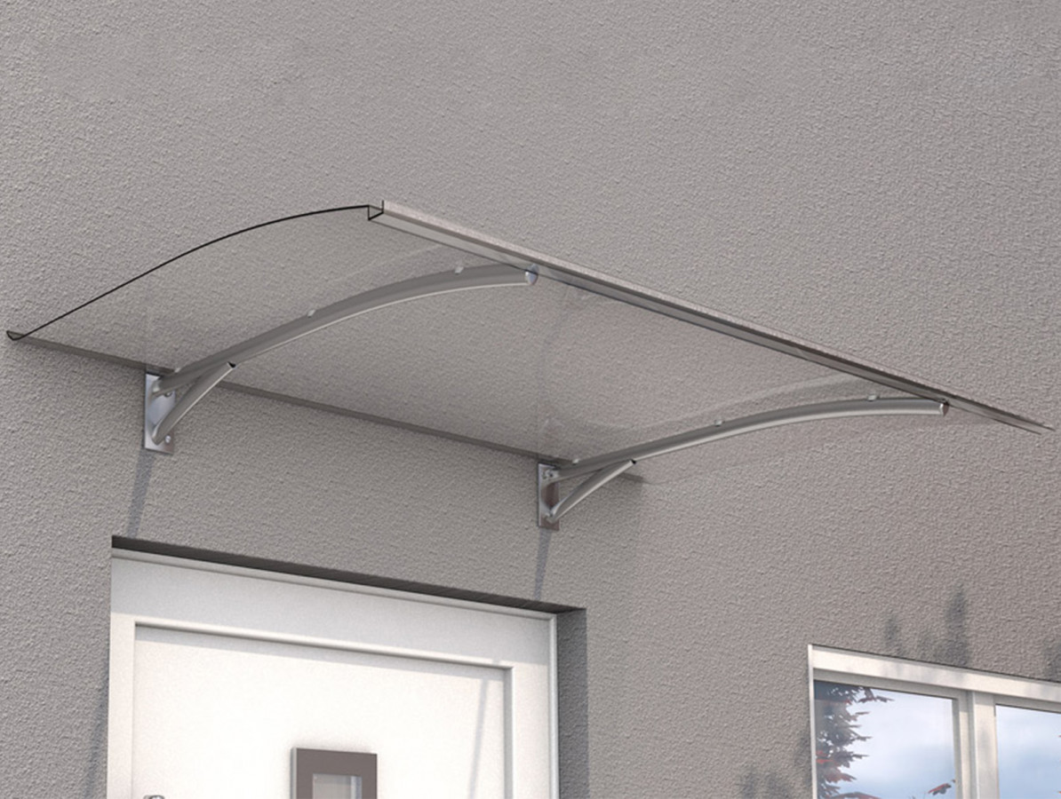 Stříška vchodová Guttavordach PT Secco čirá 1 500×900 mm GUTTA