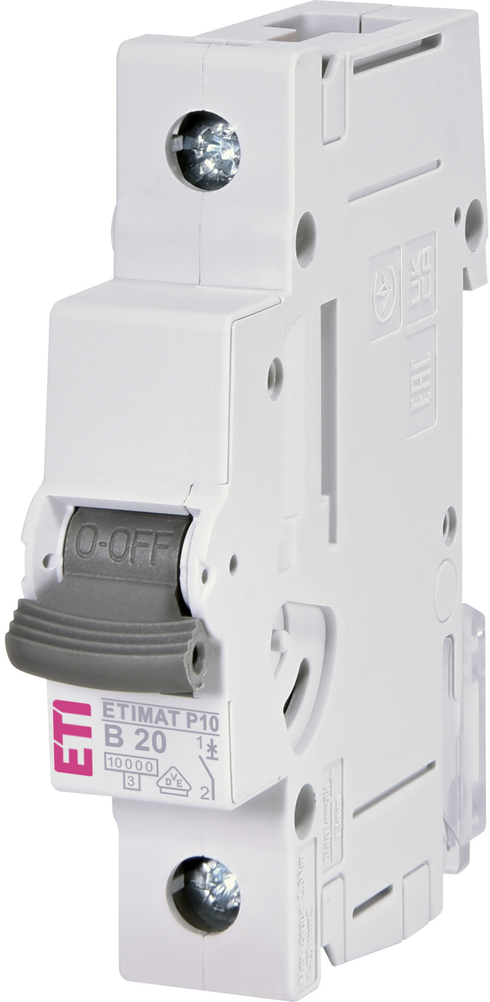 Jistič ETI Etimat 1pól 10 kA B 20 A ETI