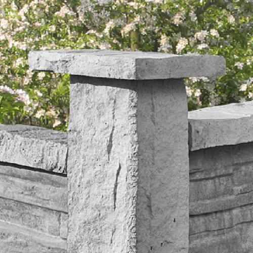 Stříška na sloupek FEROBET GRANADA přírodní 170×170×35 mm FEROBET