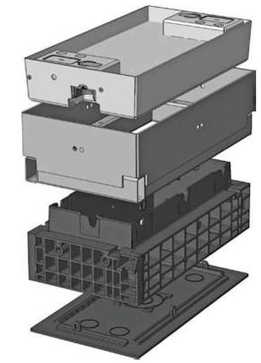 Šachta kabelová Langmatz EK278 poklop D400 ocelový – zádlažba Langmatz