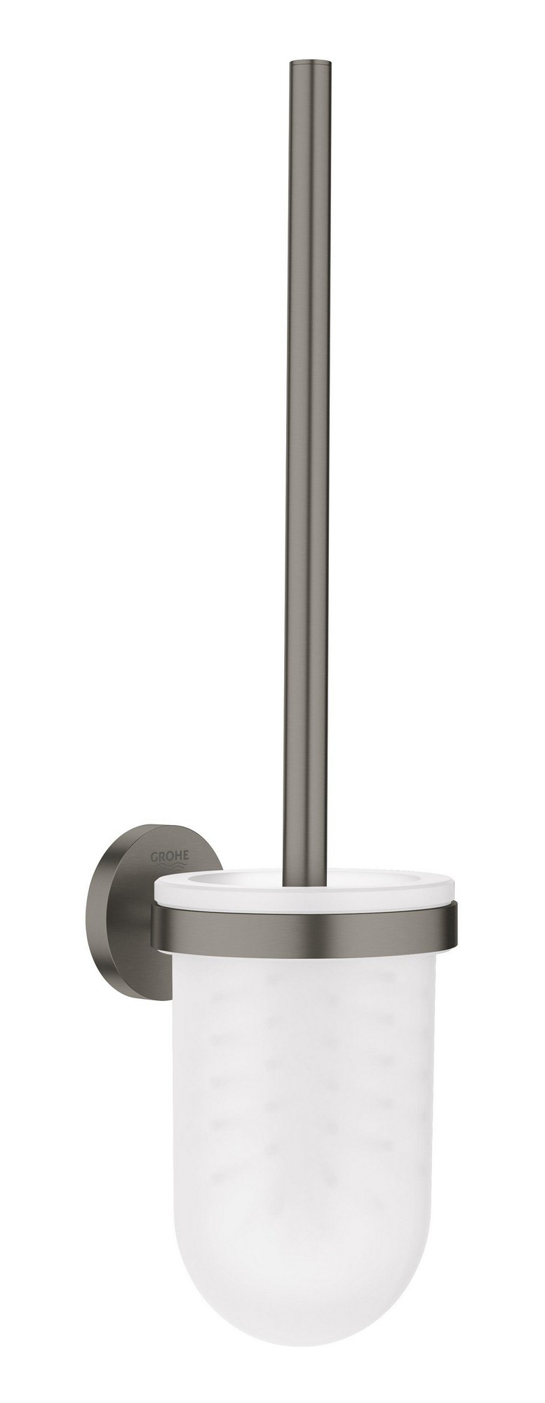 Souprava na čištění toalety Grohe Essentials kartáčovaný Hard Graphite GROHE