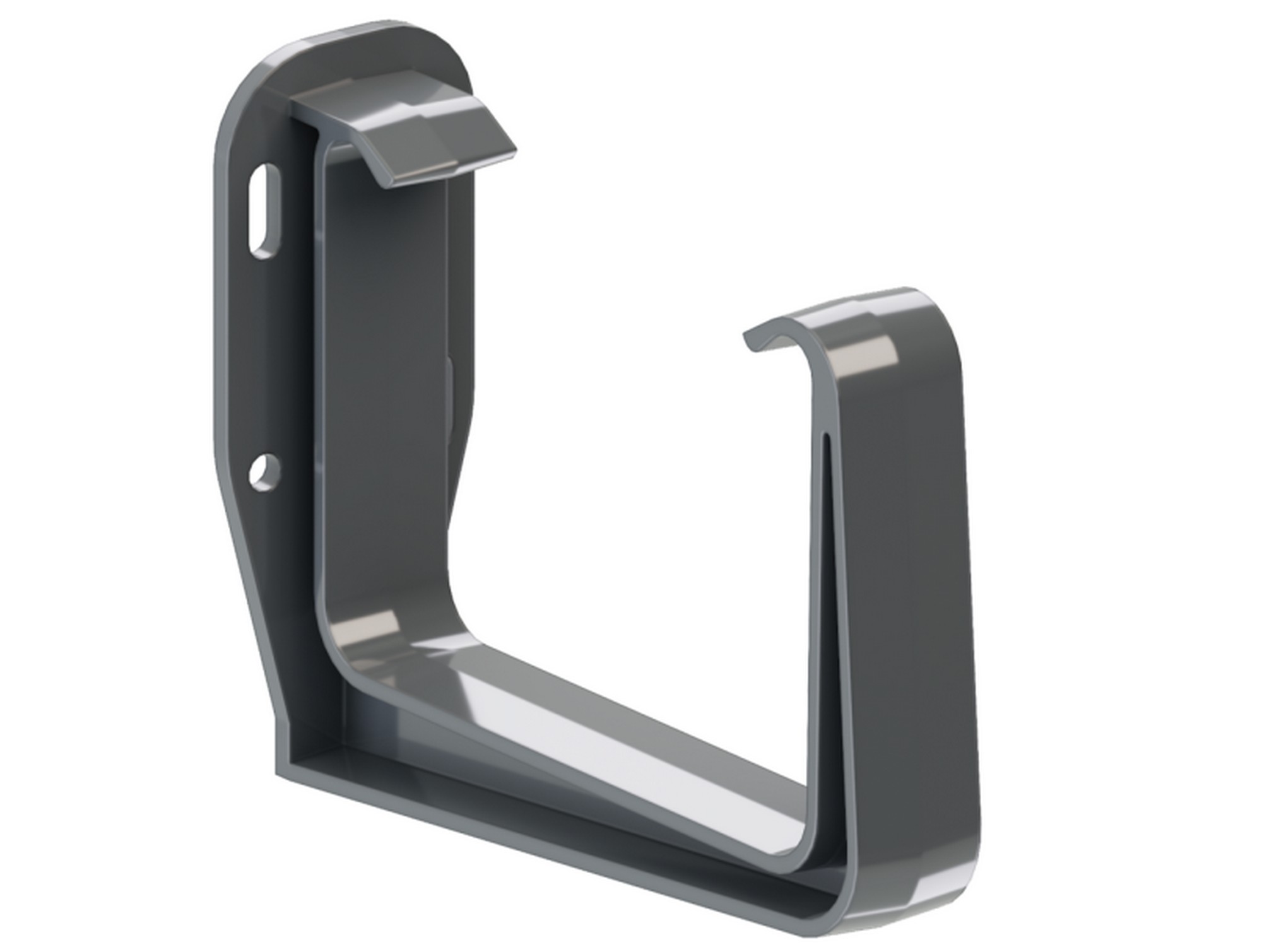 Hák čelový hranatý GuttaKROP PVC antracit GUTTA