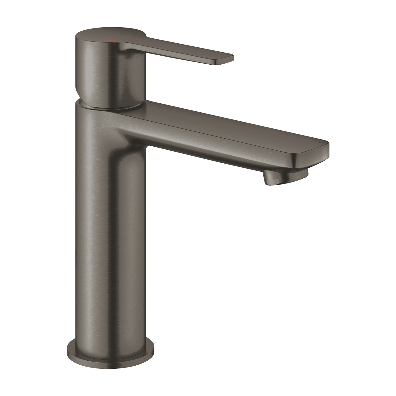 Baterie umyvadlová stojánková Grohe Lineare velikost S kartáčovaný Hard Graphite 23106AL1 GROHE