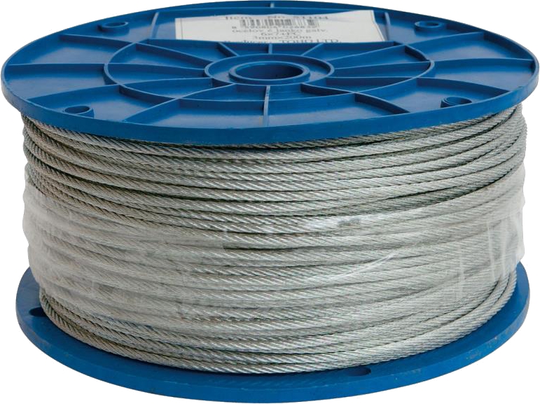 Lanko ocelové FeZn 6 mm × 75 m