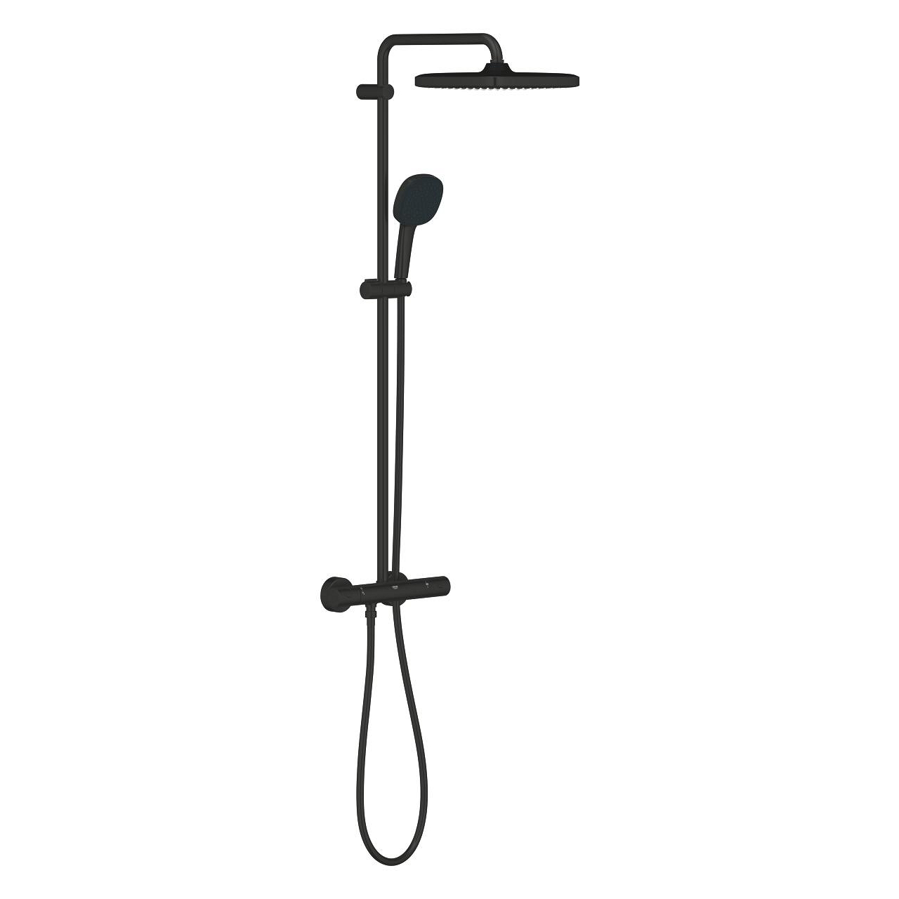 Systém sprchový termostatický Grohe Tempesta System 250 Cube matte black 266892431 GROHE