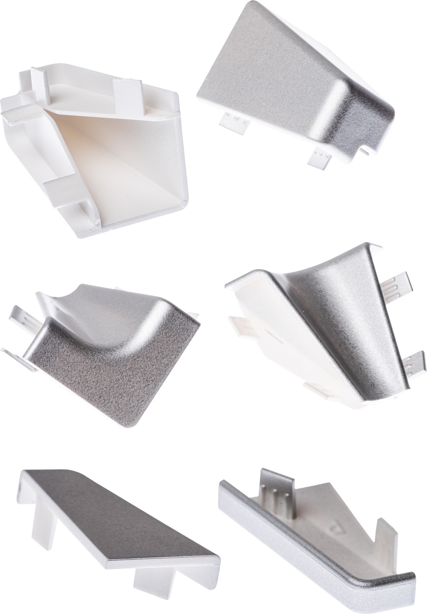 Doplňky k podlahovým lištám Kronoflooring K40C stříbrná Kronoflooring