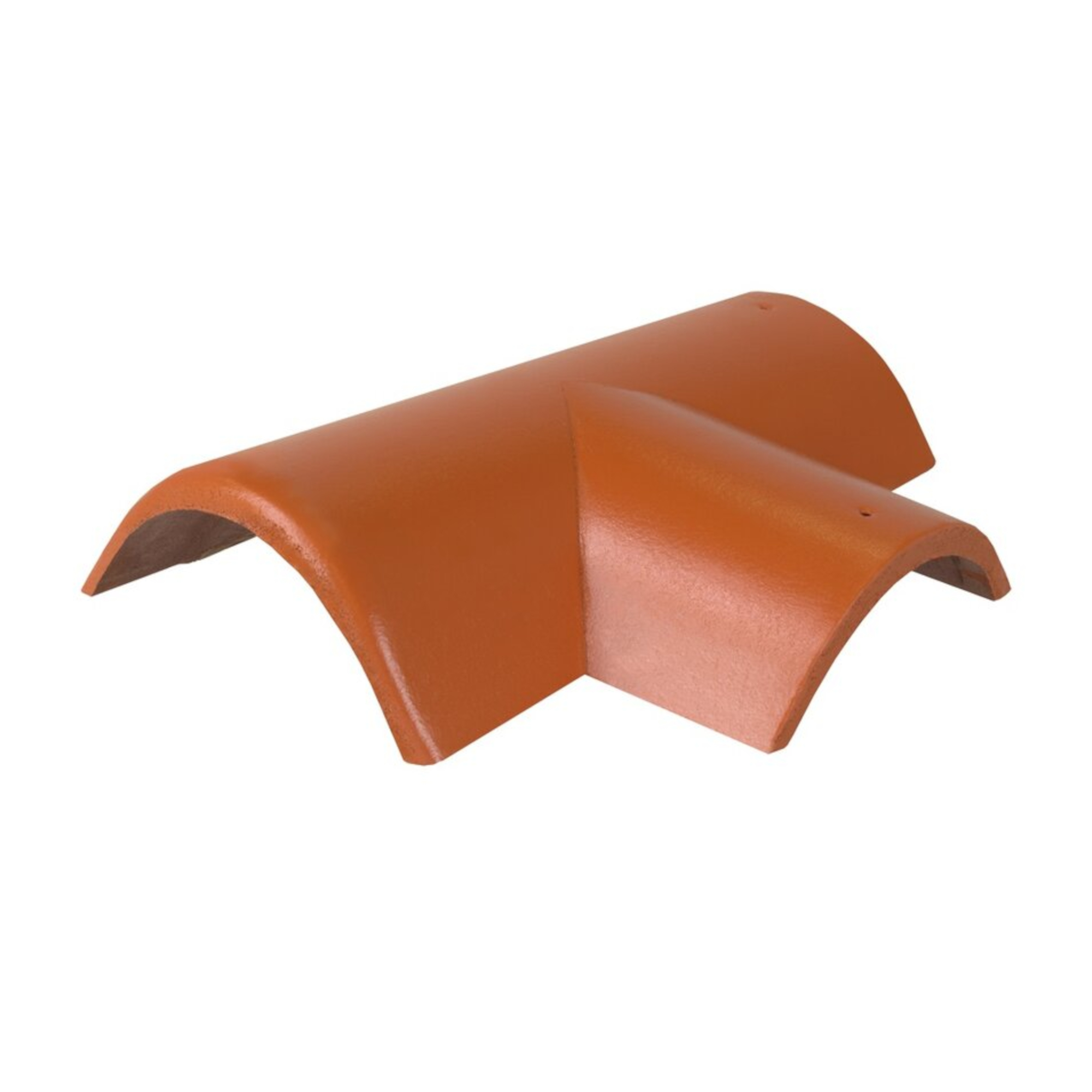 Hřebenáč rozdělovací pravý T220 Bramac Protector Plus se dvěma příchytkami cihlově červená BRAMAC