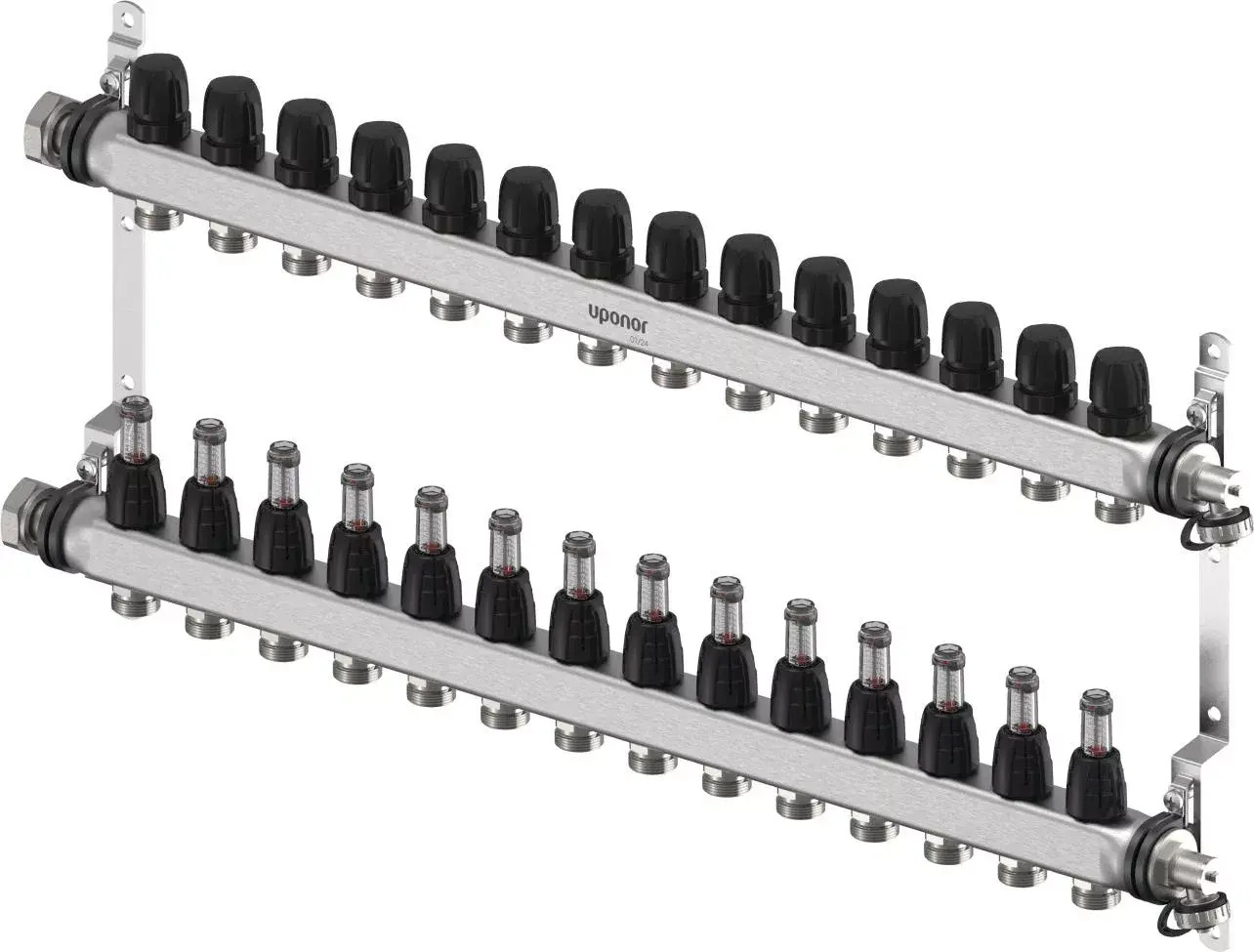 Rozdělovač nerezový Uponor Vario S 14 okruhů UPONOR