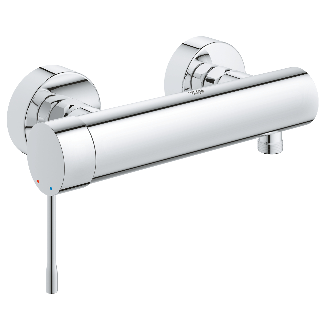 Baterie sprchová nástěnná Grohe Essence 150 mm chrom bez přepínače 25252001 GROHE