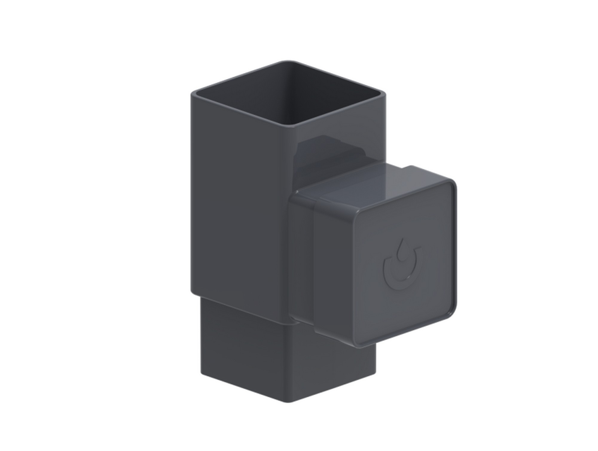 Revize svodu hranatá GuttaKROP PVC antracit GUTTA