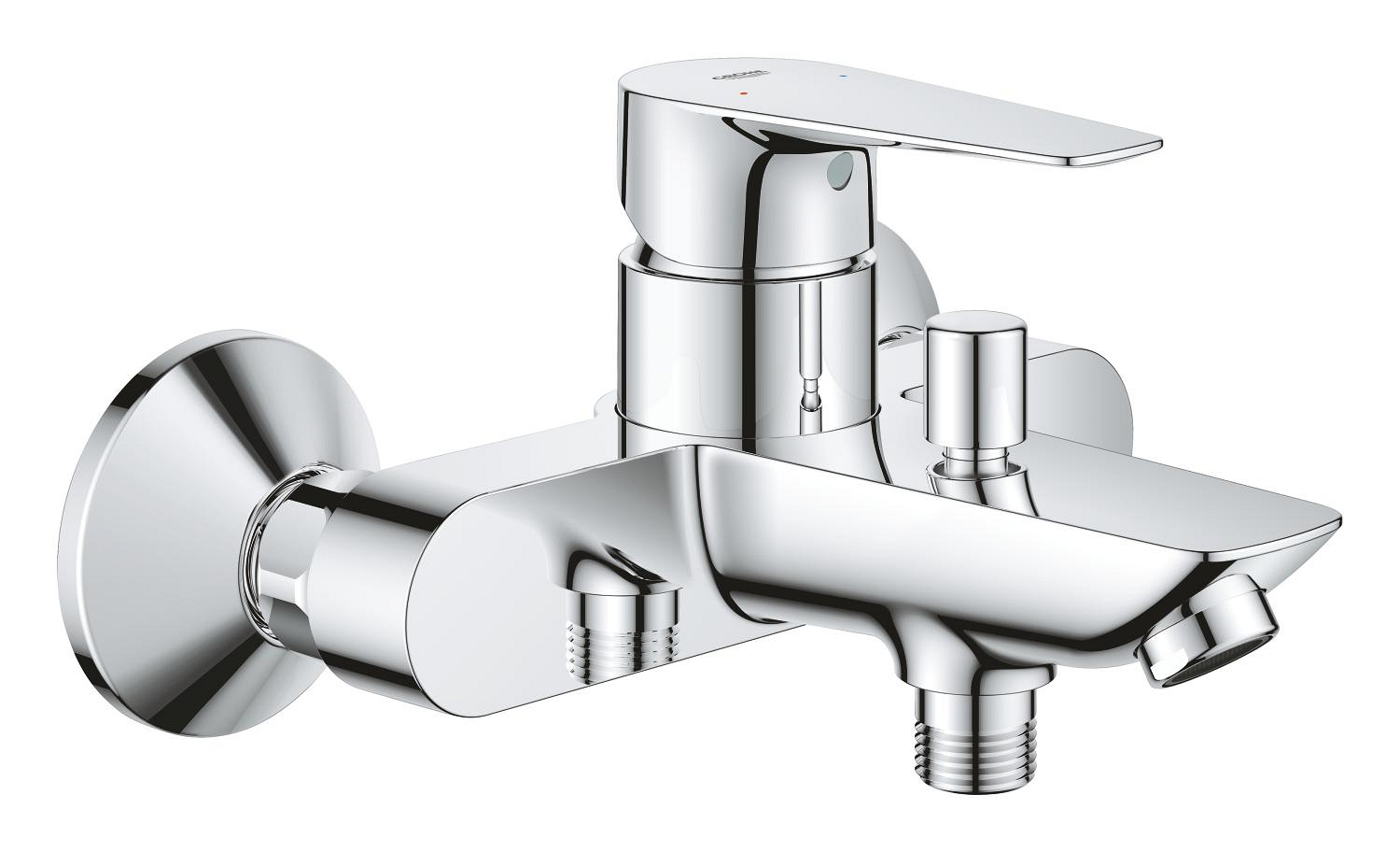 Baterie vanová nástěnná Grohe BauEdge 150 mm chrom 23604001 GROHE