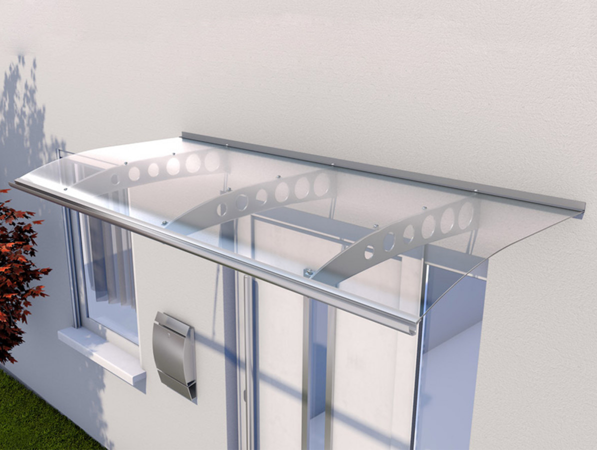 Stříška vchodová Guttavordach PT/ET Kombi čirá 2 400×900 mm GUTTA