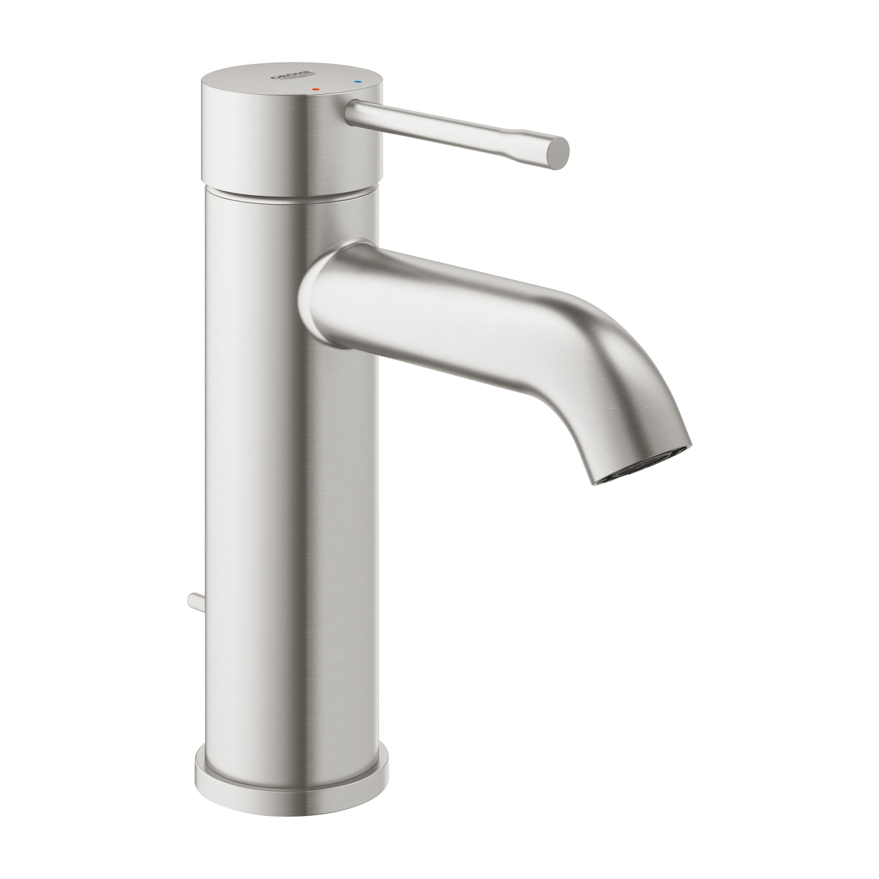 Baterie umyvadlová stojánková Grohe Essence velikost S SuperSteel 23589DC1 GROHE