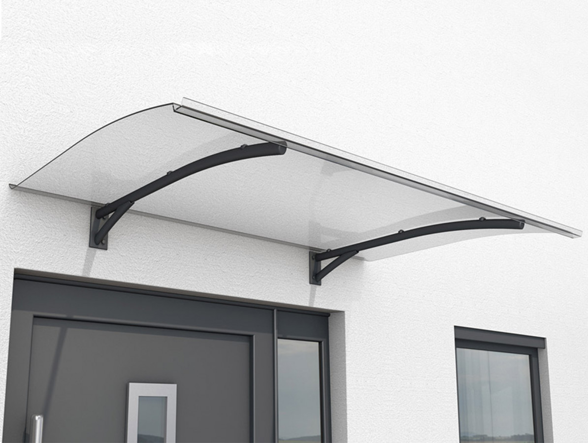 Stříška vchodová Guttavordach PT Secco čirá 1 500×900 mm GUTTA