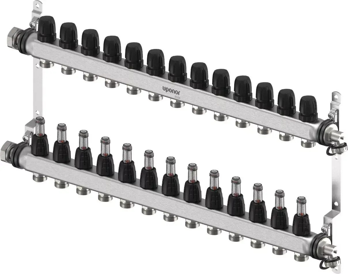 Rozdělovač nerezový Uponor Vario S 13 okruhů UPONOR