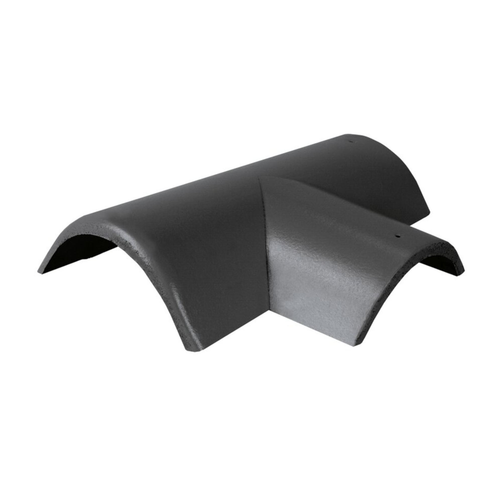 Hřebenáč rozdělovací pravý T220 Bramac Protector Plus se dvěma příchytkami antracit BRAMAC