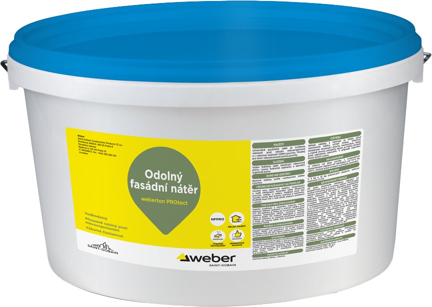 Nátěr fasádní weberton PROtect 15 kg
