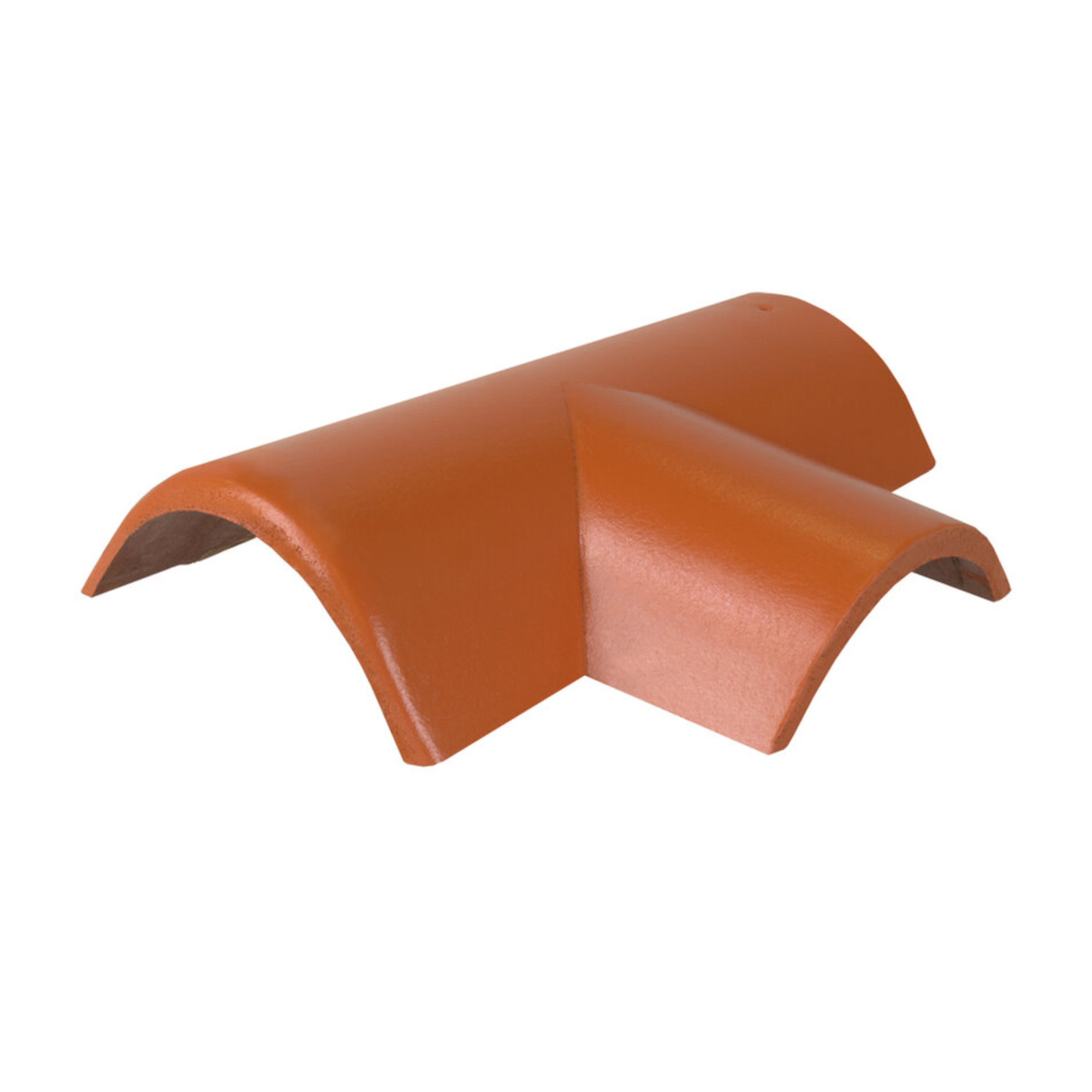 Hřebenáč rozdělovací pravý T250 Bramac Protector Plus s příchytkou cihlově červená BRAMAC