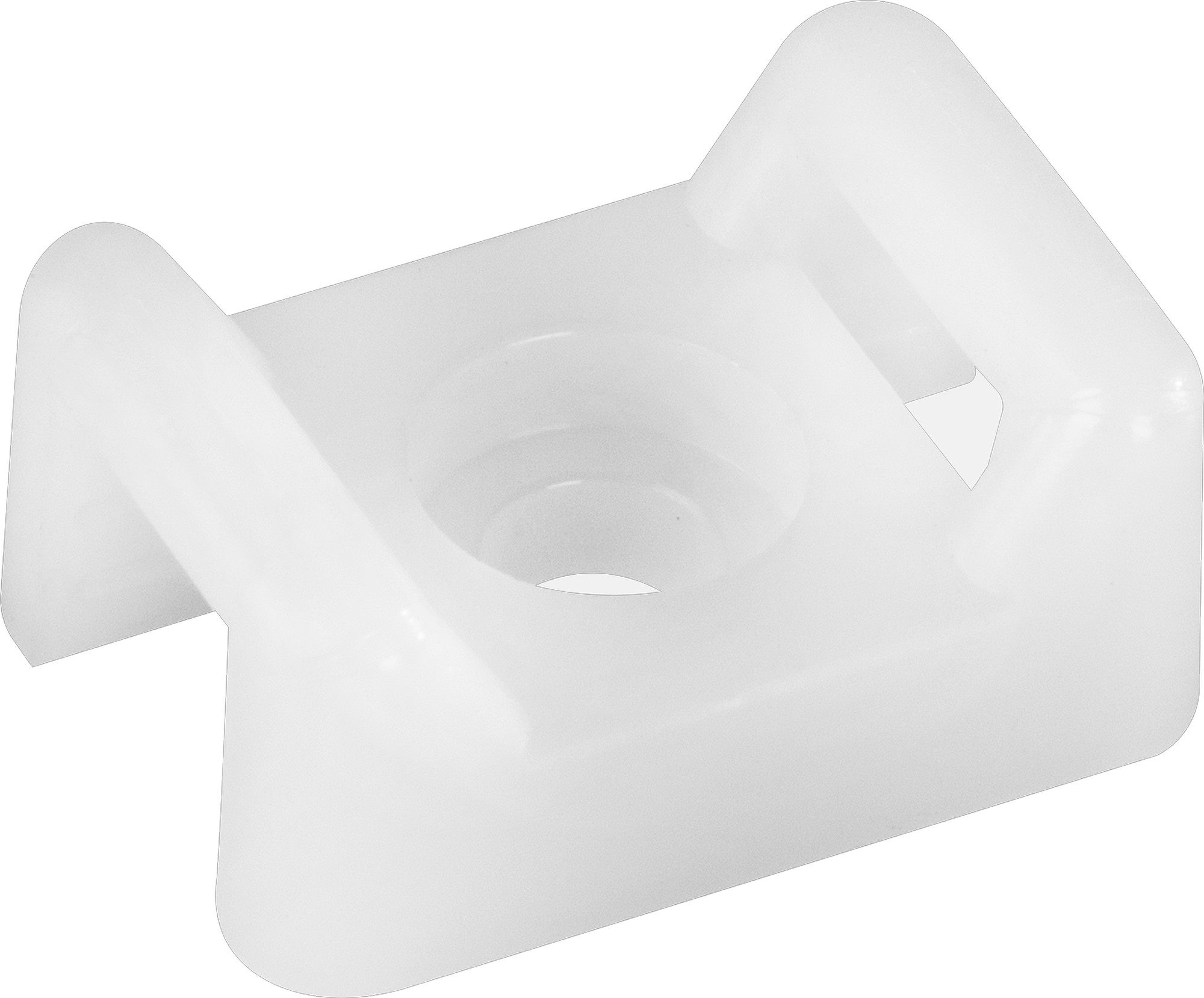 Příchytka k upevnění stahovacích pásků DEK bílá 100 ks DEK