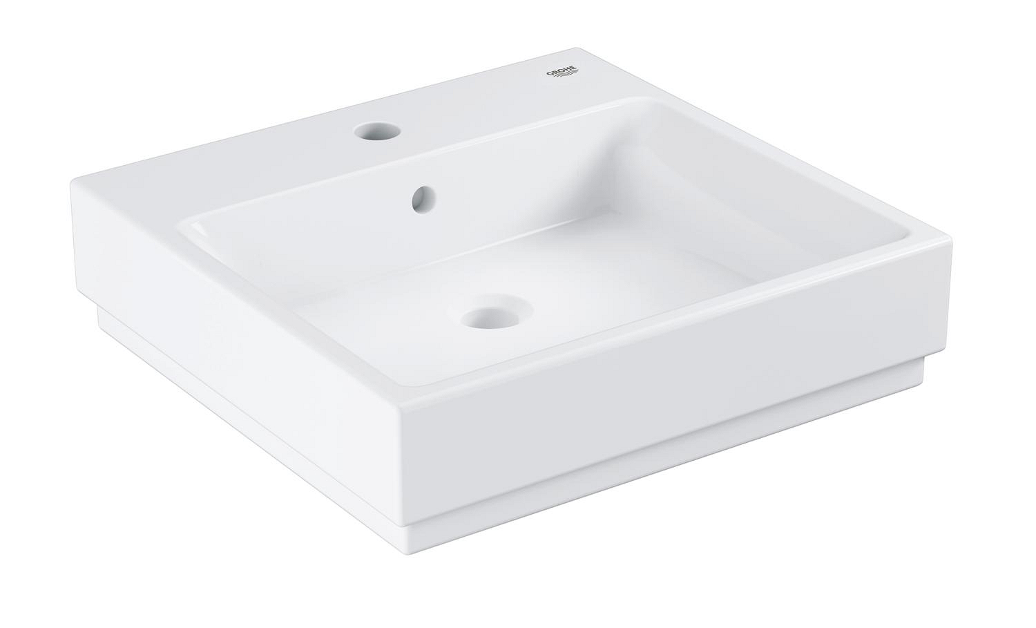 Umyvadlo na desku Grohe Cube Ceramic 500×490 mm s otvorem 3947800H GROHE