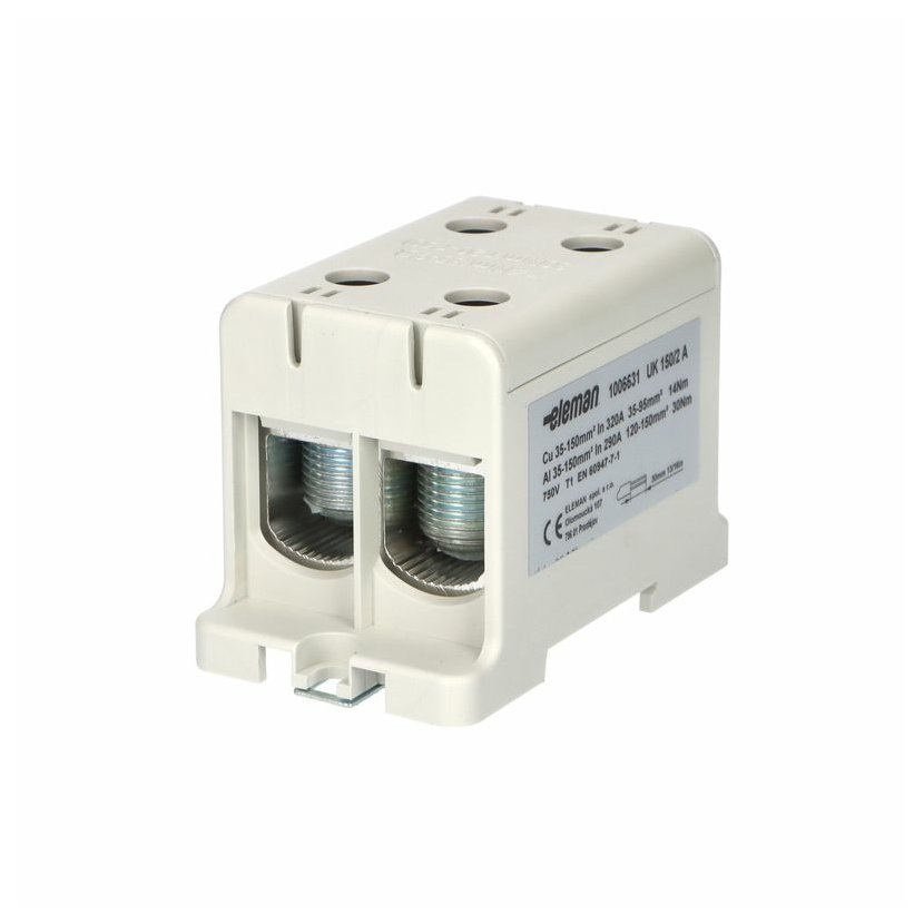 Svorka připojovací univerzální Eleman UK 150/2 A šedá Eleman