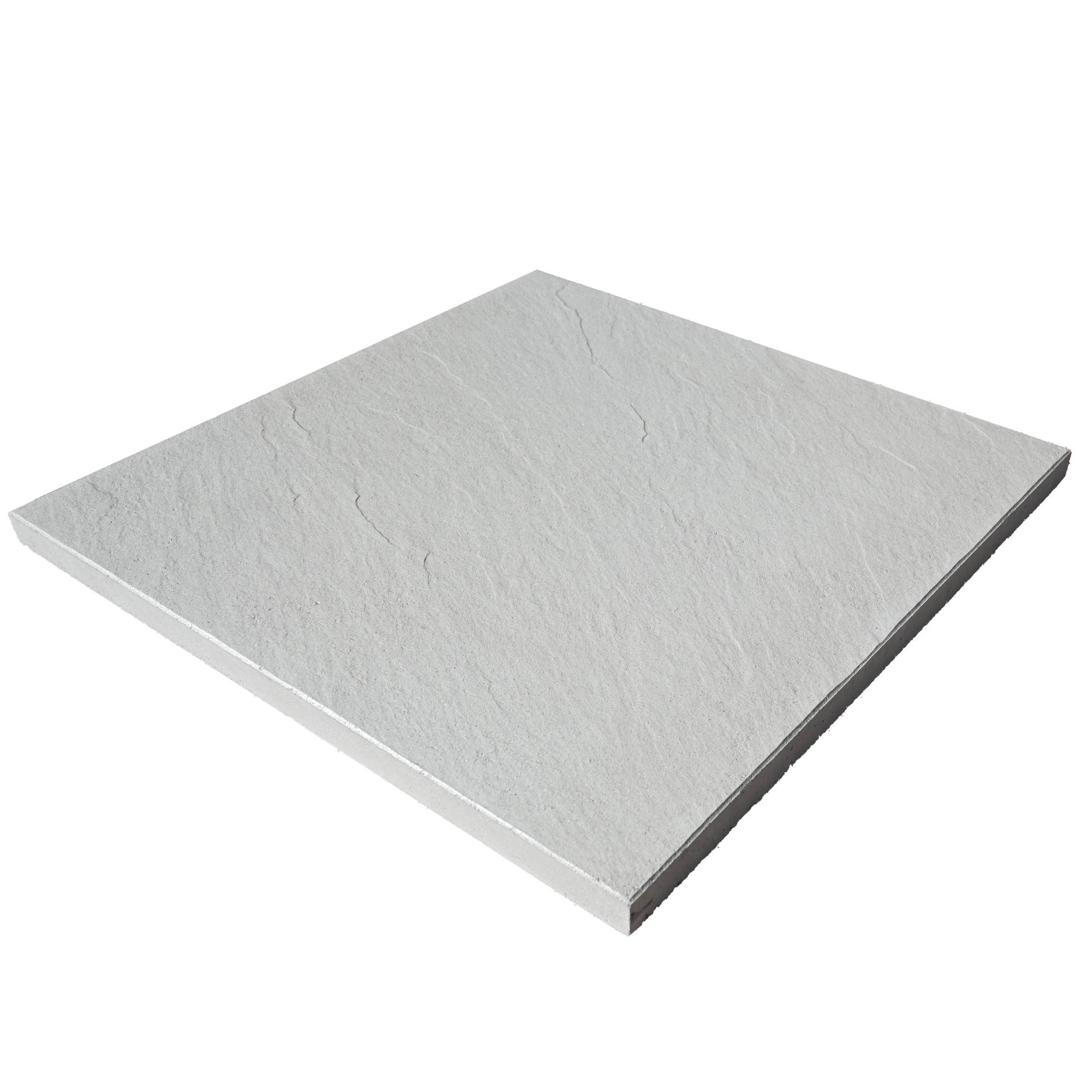 Dlažba betonová Presbeton PALERMO LITE reliéfní kartáčovaná bílá 600×600×30 mm PRESBETON