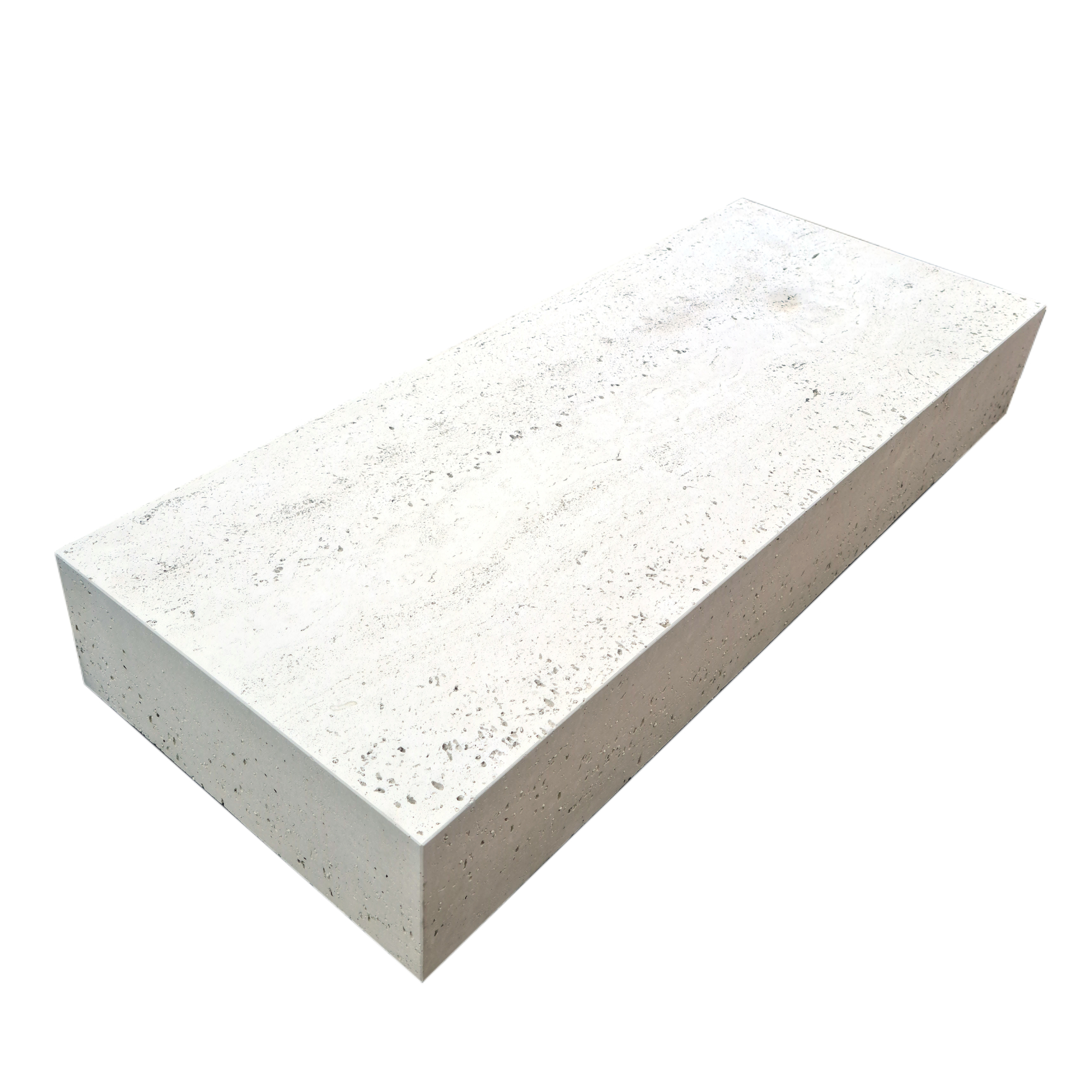 Schod betonový Presbeton VERTO 1 reliéfní slonovinová 400×1 000×150 mm PRESBETON