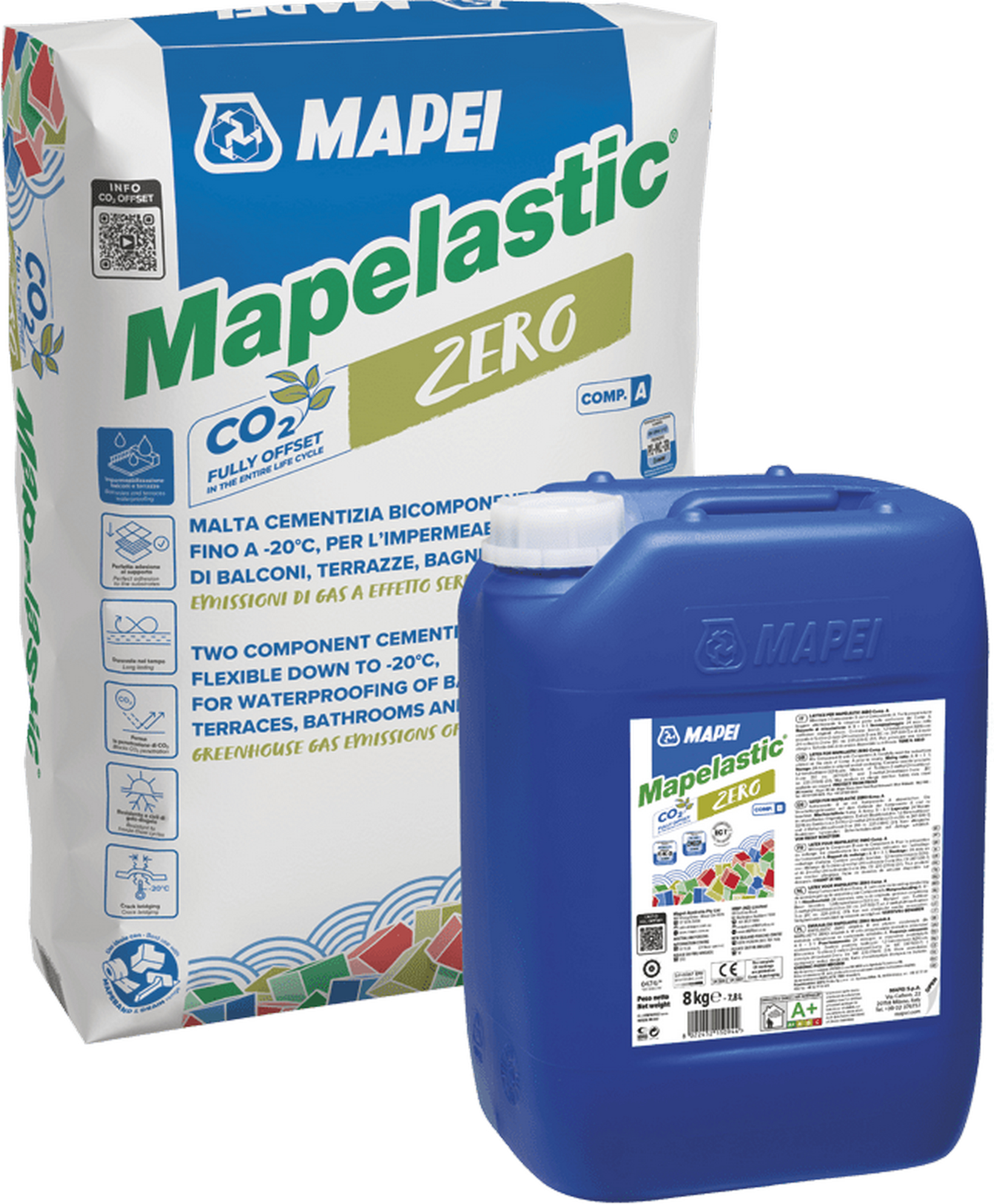 Stěrka hydroizolační Mapei Mapelastic ZERO A 24 kg Mapei