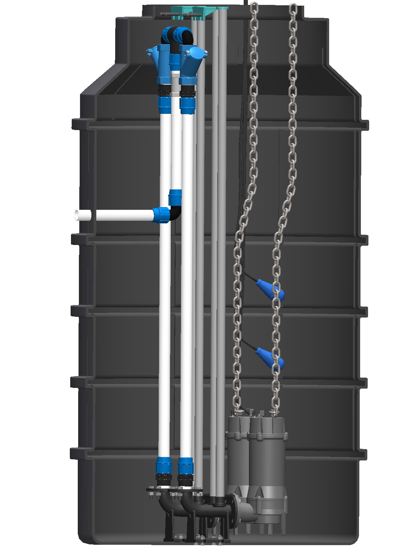 Set s šachtou Pumpa Black line Box 2 SE 40BLC1.1 XTREME2 kabel 15 m 400 V